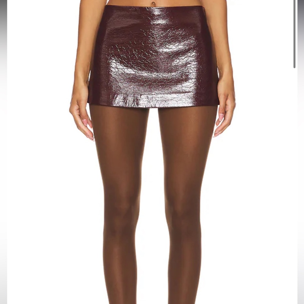 Mini Skirt in Burgundy
Ceren Ocak SMALL with tags - sold out on revolve